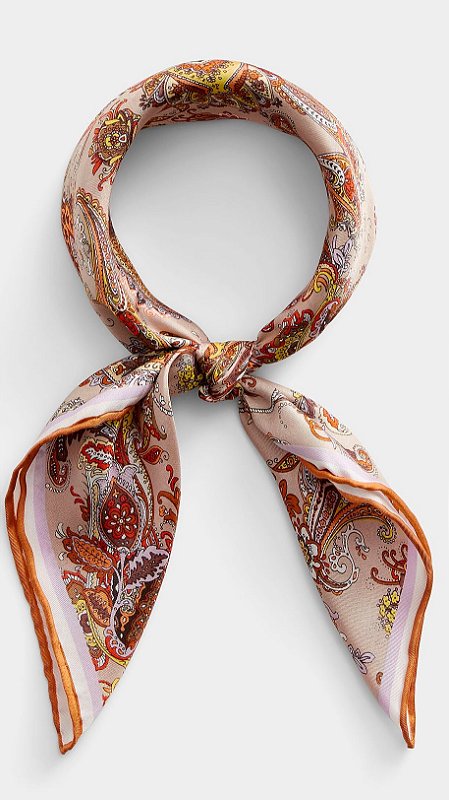 Lenço Estampa Paisley