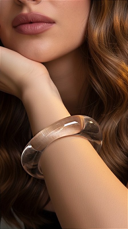 Bracelete Orgânico Acrílico