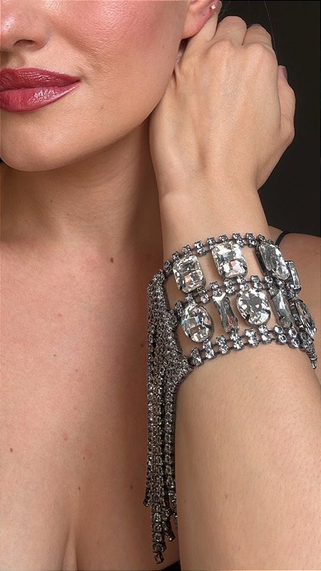 Pulseira Chatons Ônix