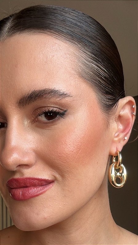 Brinco Insp Gucci 2 em 1 Dourado