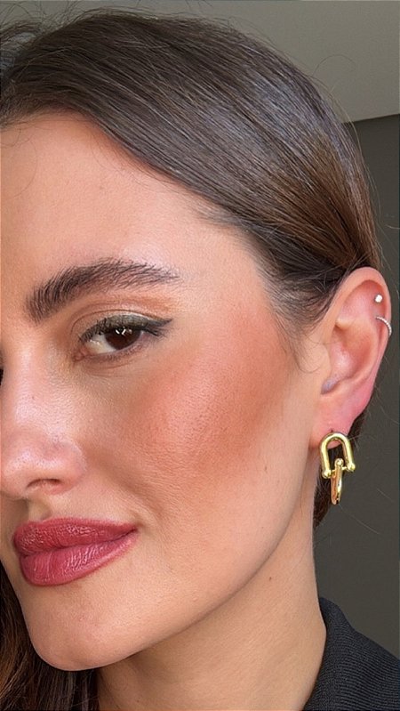 Brinco Insp Tiffany Aço Dourado