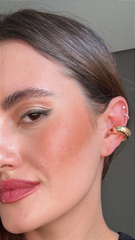 Brinco Ear Cuff Bold Dourado