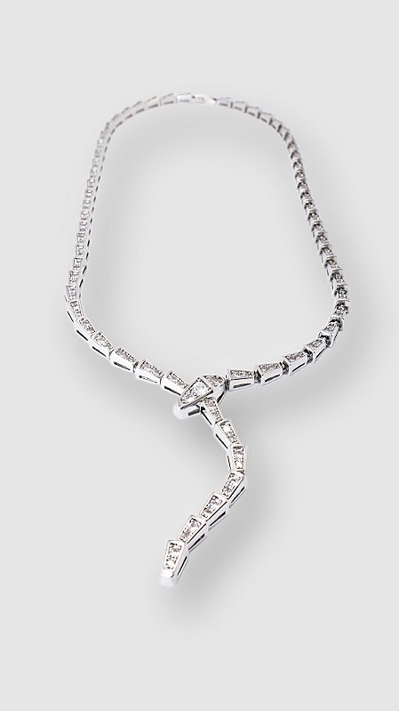 Conjunto Insp Bulgari Zircônia Prata
