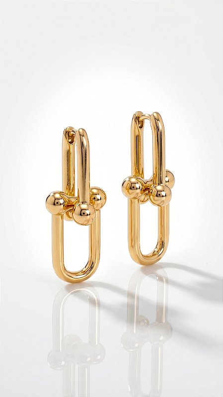 Brinco Elos Insp TF 2 em 1 Dourado