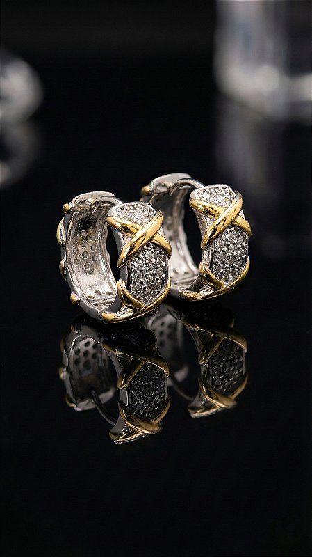 Brinco Argola Insp Tiffany X Duo