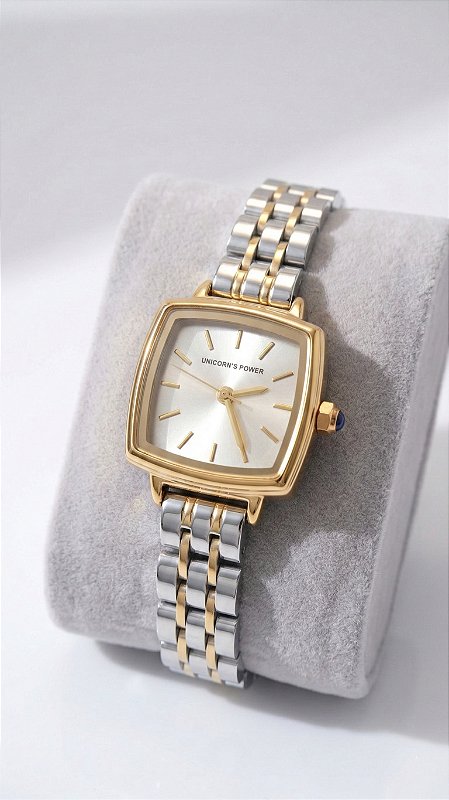 Relógio Bicolor Aço