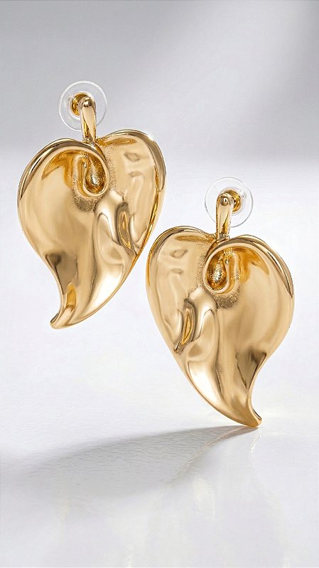 Brinco Copo de Leite Dourado