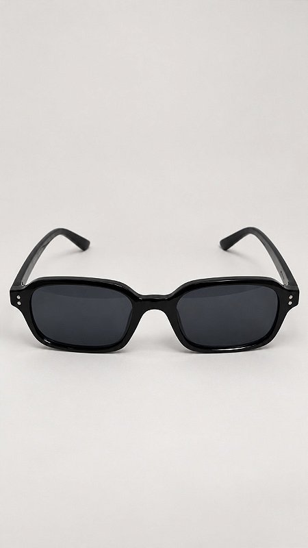 Óculo Retangular Slim Preto