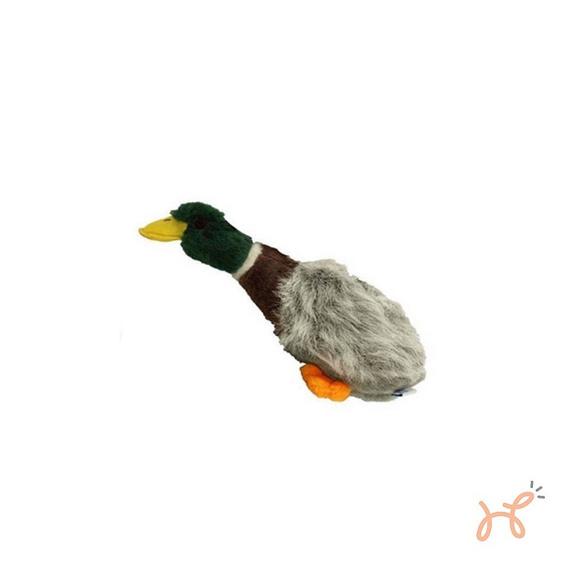 Brinquedo Pelúcia Pato Selvagem e Apito para Cães Toy - Pawise