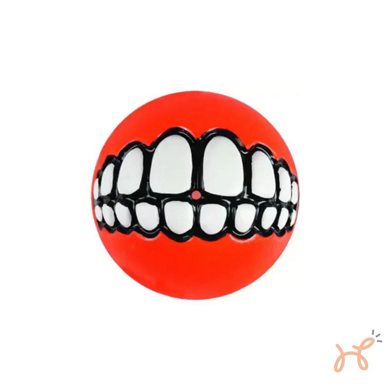 Brinquedo para Cães Bola Interativa Sorriso Grinz Rogz - Kong