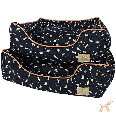 Cama para Cães e Gatos Elegance Diversity Astronauta Marinho - Bonito Pra Cachorro