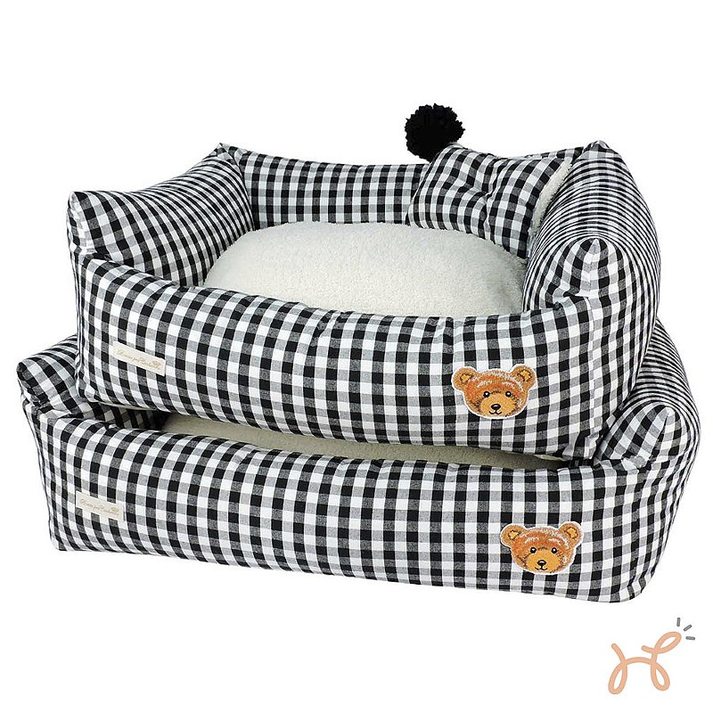 Cama para Cães e Gatos Urso Teddy Preta - Bonito Pra Cachorro