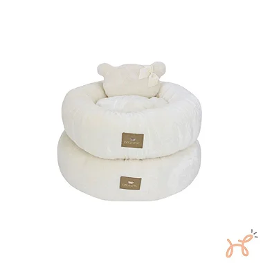 Cama para Cães e Gatos Ninho Bear Off White - Pata Chic