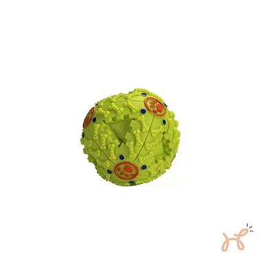 Bola Porta Petisco com Som para Cães Giggle Teat Ball Pistache - Pawise