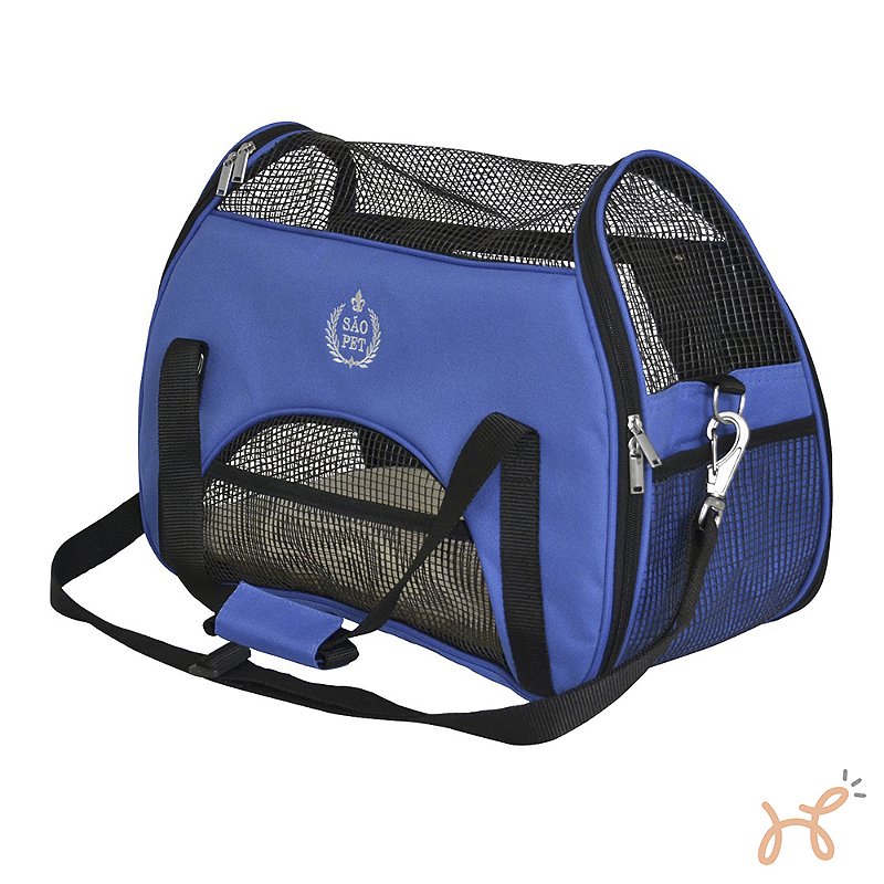 Bolsa de Tranporte Pet Atenas Azul - São Pet