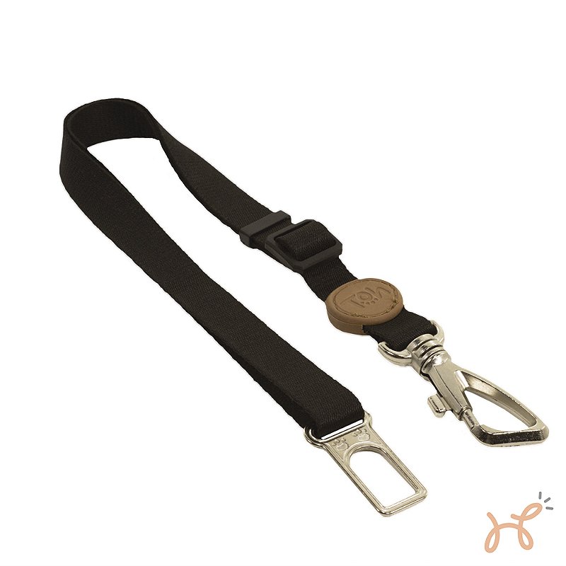 Adaptador de Cinto de Segurança para Pet Black - Toh
