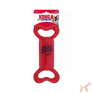 Brinquedo Cabo de Guerra para Cães Jumbler Tug Vermelho - Kong