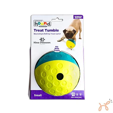Brinquedo Interativo Porta Petisco para Cães Treat Tumble P - Outward Hound