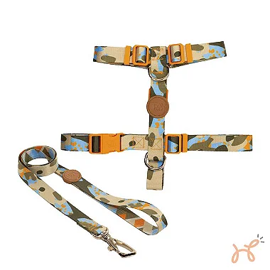 Conjunto Peitoral H e Guia Oliva - Toh