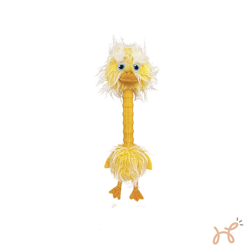 Brinquedo Pelúcia para Cães Cruncheez Stretch Birds XG Amarelo - Kong