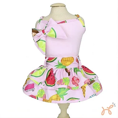 Vestido para Cães Malha Fruit Flow - Pata Chic