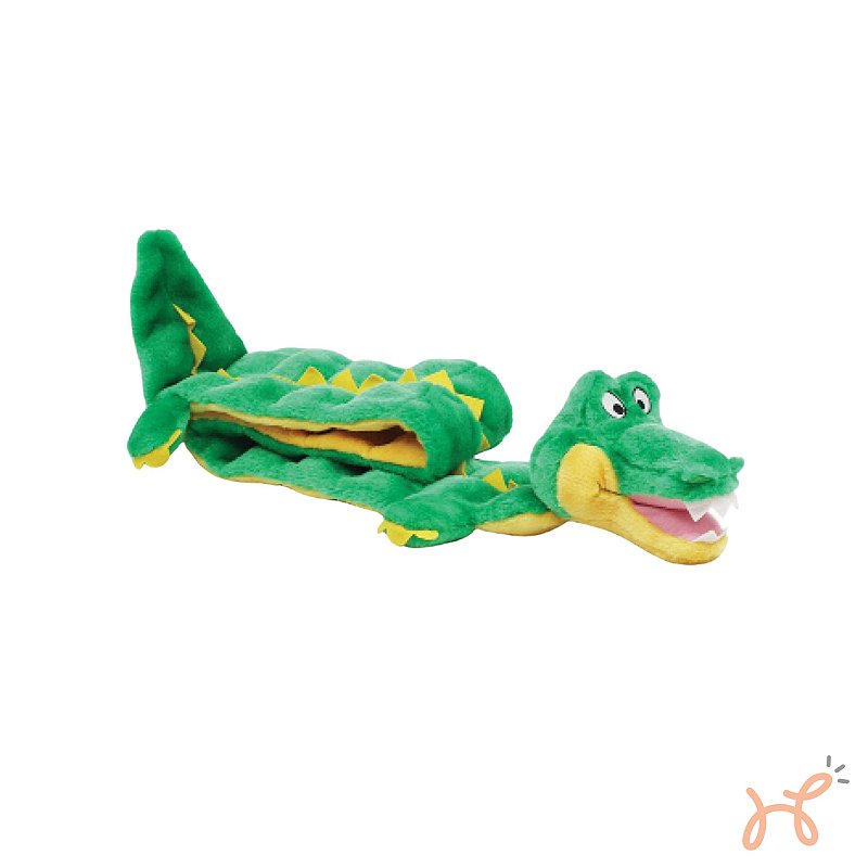 Pelúcia Jacaré Gigante para Cães Squeaker Matz - XXG 120cm - Outward Hound