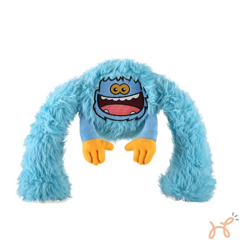 Brinquedo Pelúcia para Cães King Kong Super Braços Qmonster Azul - Petta