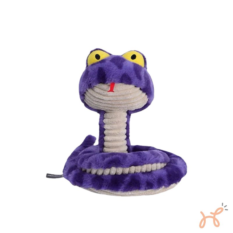 Brinquedo Pelúcia para Cães Cobra de Mola Roxo 100cm - Petta