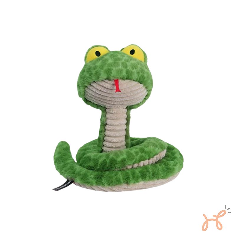 Brinquedo Pelúcia para Cães Cobra de Mola Verde 100cm - Petta