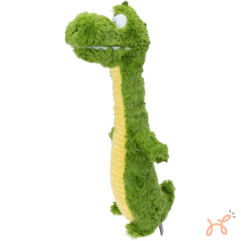 Brinquedo Pelúcia para Cães Crocodilo de Pescoço Longo Qmonster - Petta