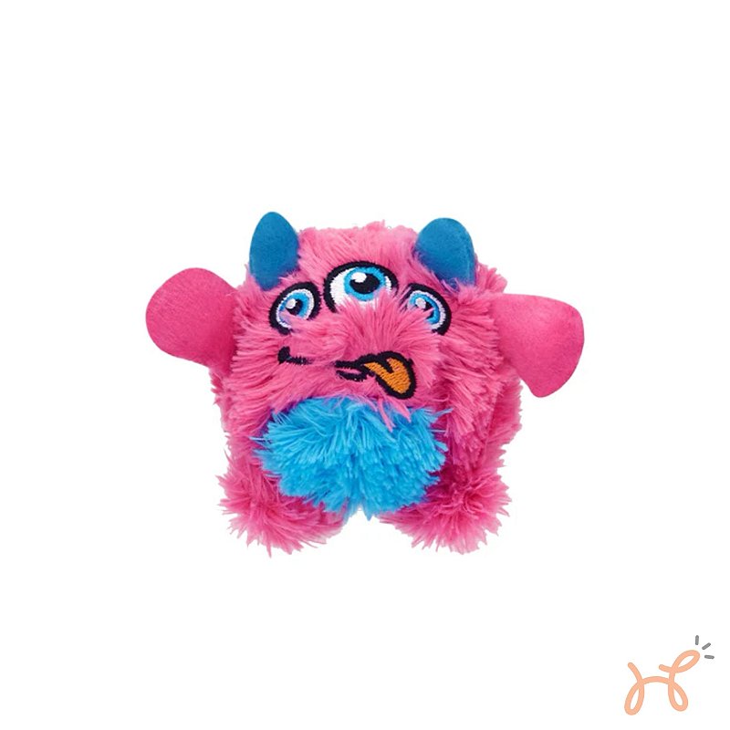 Brinquedo Pelúcia c/ Bolinha para Cães Monstro Baby Qmonster P Rosa - Petta