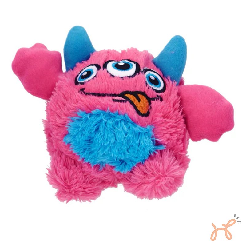 Brinquedo Pelúcia c/ Bolinha para Cães Monstro Baby Qmonster G Rosa - Petta