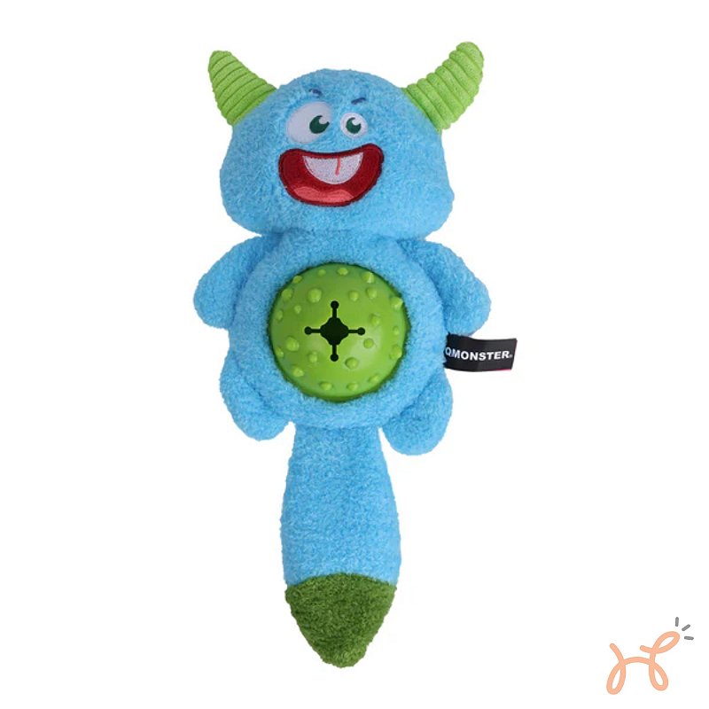 Brinquedo Pelúcia Interativa Porta Petisco Monstro Faminto Qmonster Azul - Petta