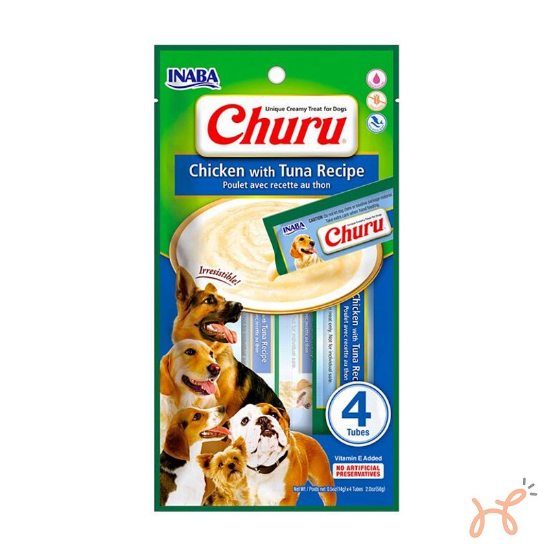 Petisco para Cães Churu Frango com Atum - Inaba