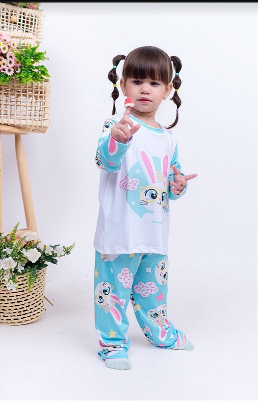 Pijama Coelhinho Cute - Longo