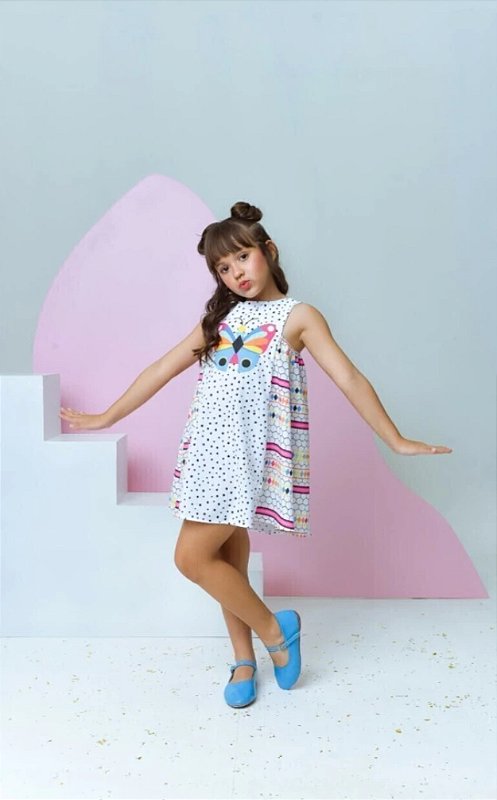 Vestido Larissa Borboletas