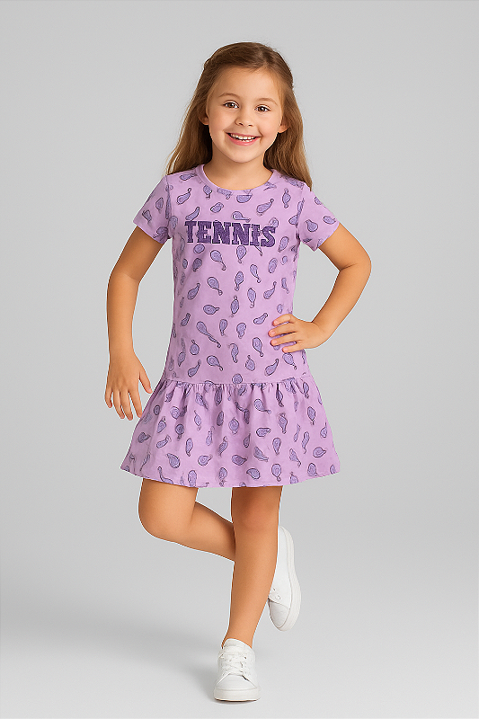 Vestido Marisol Lilas