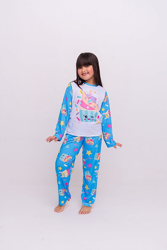 Pijama Suede Cupcake - Longo