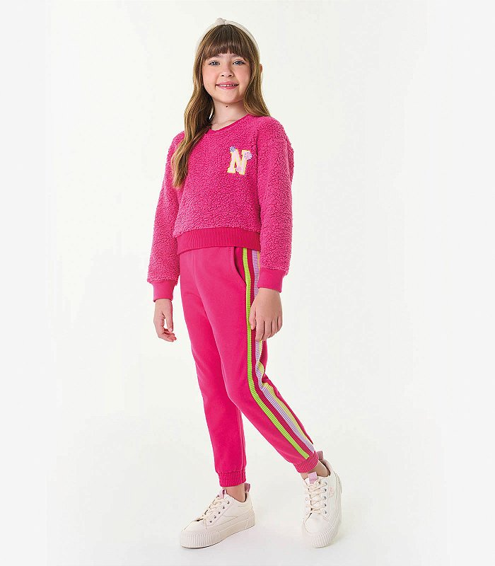 Conjunto Moletom Rosa