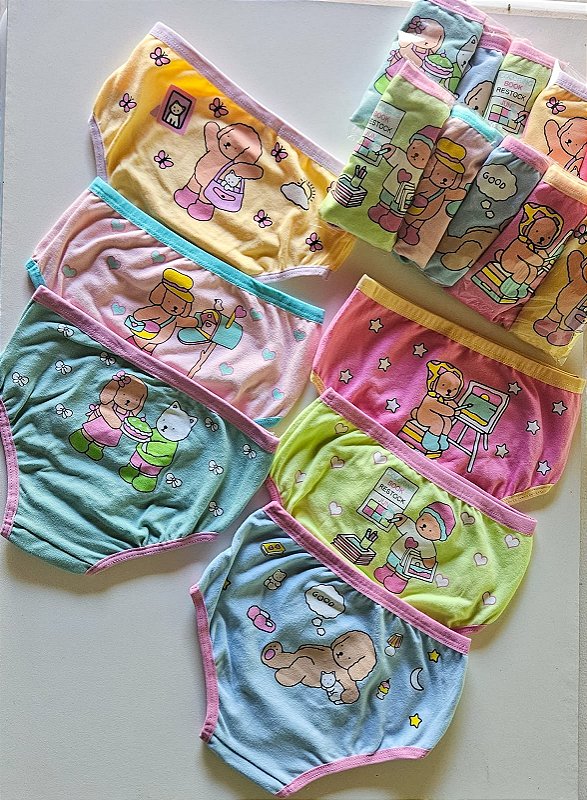 Kit 5 calcinhas Bobbie Goods