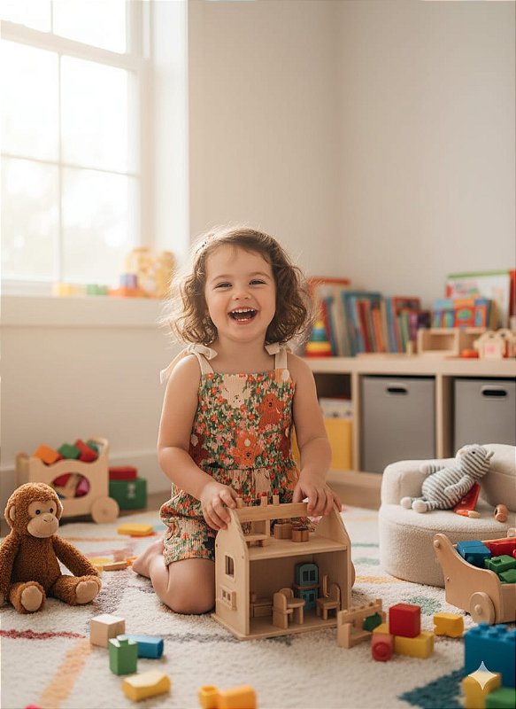 Macaquinho Ursinhos no Jardim 🧡🌼