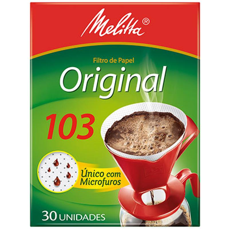希少　Melitta No. 103 ヴィンテージ フィルター　4穴 Filtro de Papel Melitta 103 Original - Espaço Do Síndico Bh