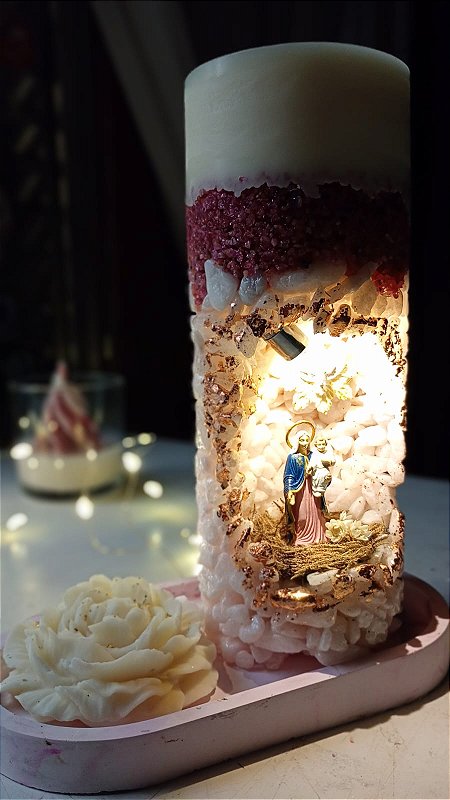 VELA ORATÓRIO NOSSA SENHORA COM MENINO JESUS