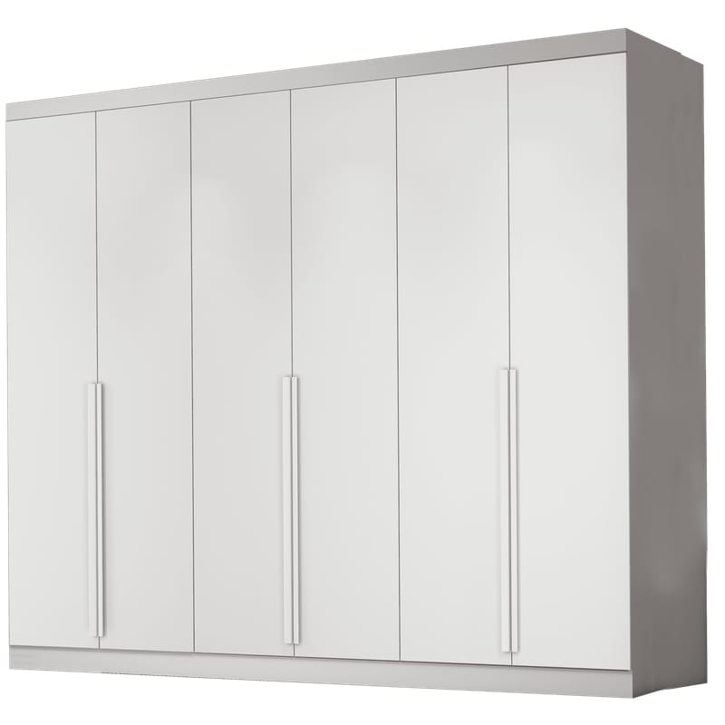 Guarda Roupa Alvorada 100% MDF Larg.: 2,70 Branco - Móveis, Estofados e ...