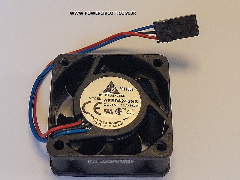 Cooler 40X40X15MM DC24V 0.18A 3 FIOS AFB0424SHB ROL. 11000 RPM DELTA ...
