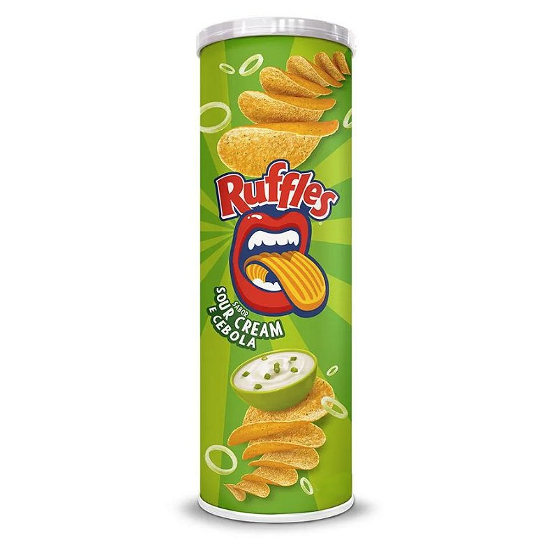Batata Ruffles Stax Sour Cream Cebola Pepsico - 134G - Loja de
