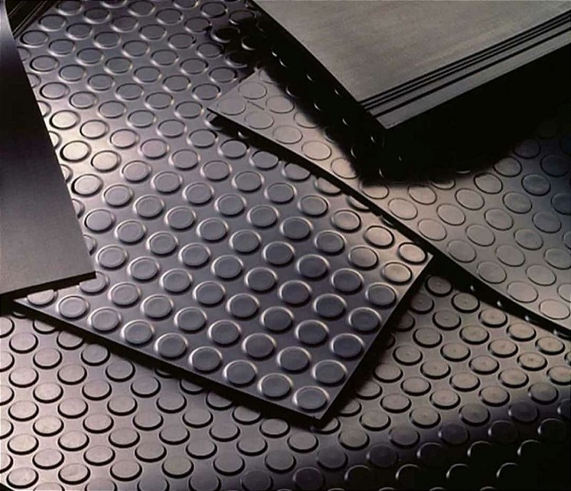 Piso Academia Pastilhado 50x50 3,5mm