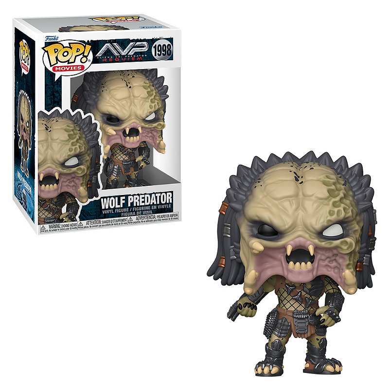 Funko Pop Aliens vs Predator Requiem Wolf Predator 1998