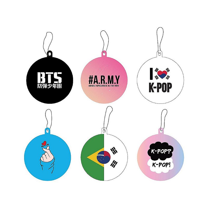 Enfeites Árvore de Natal - K-Pop BTS - Beek Geek's Stuff
