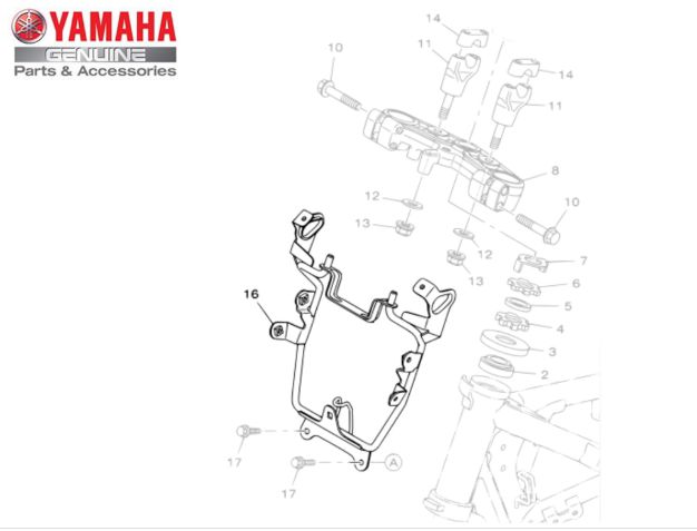 Farol Dianteiro Xtz Crosser 150 Abs 2023 Original Yamaha